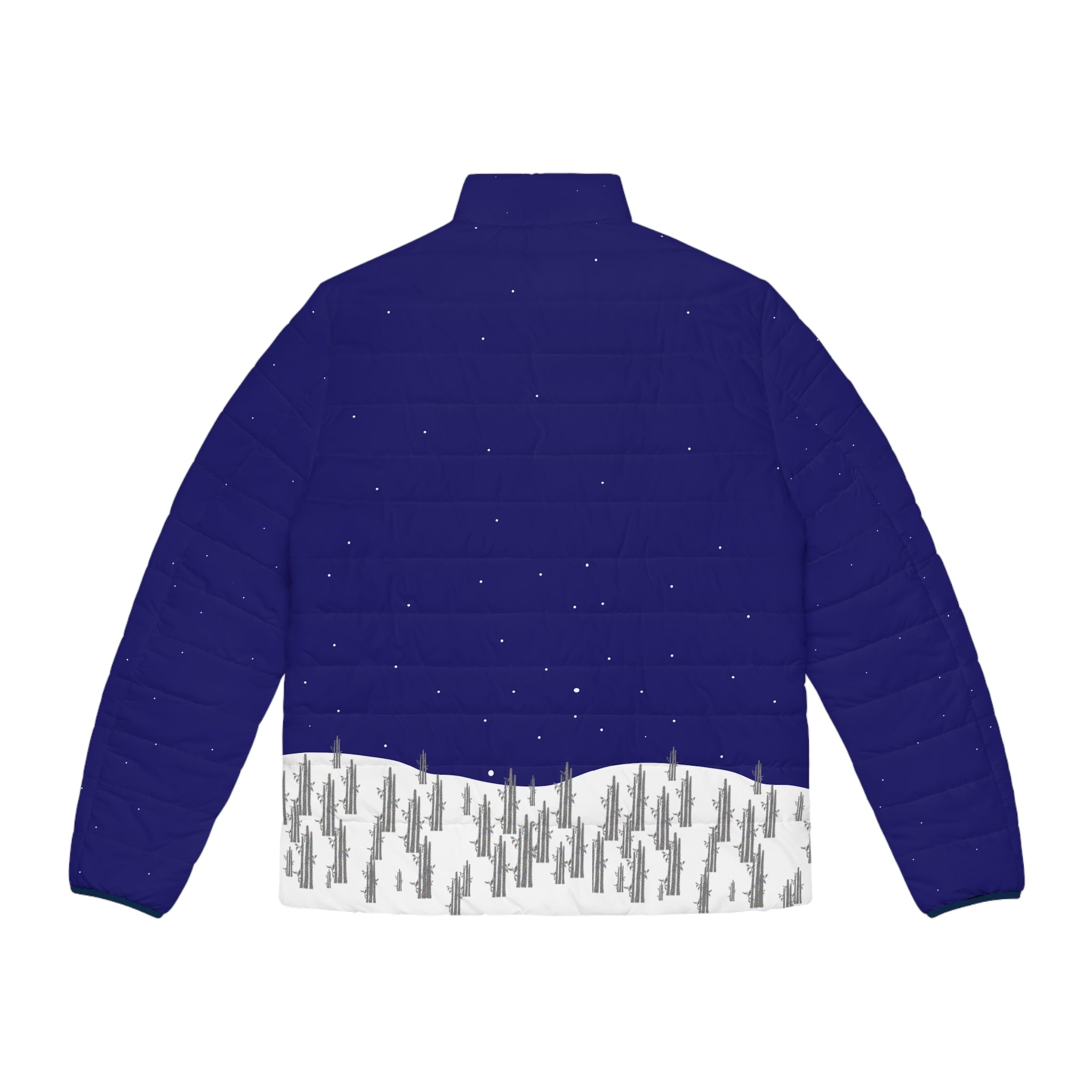 Panda Abduction  Men's Puffer Jacket (AOP)